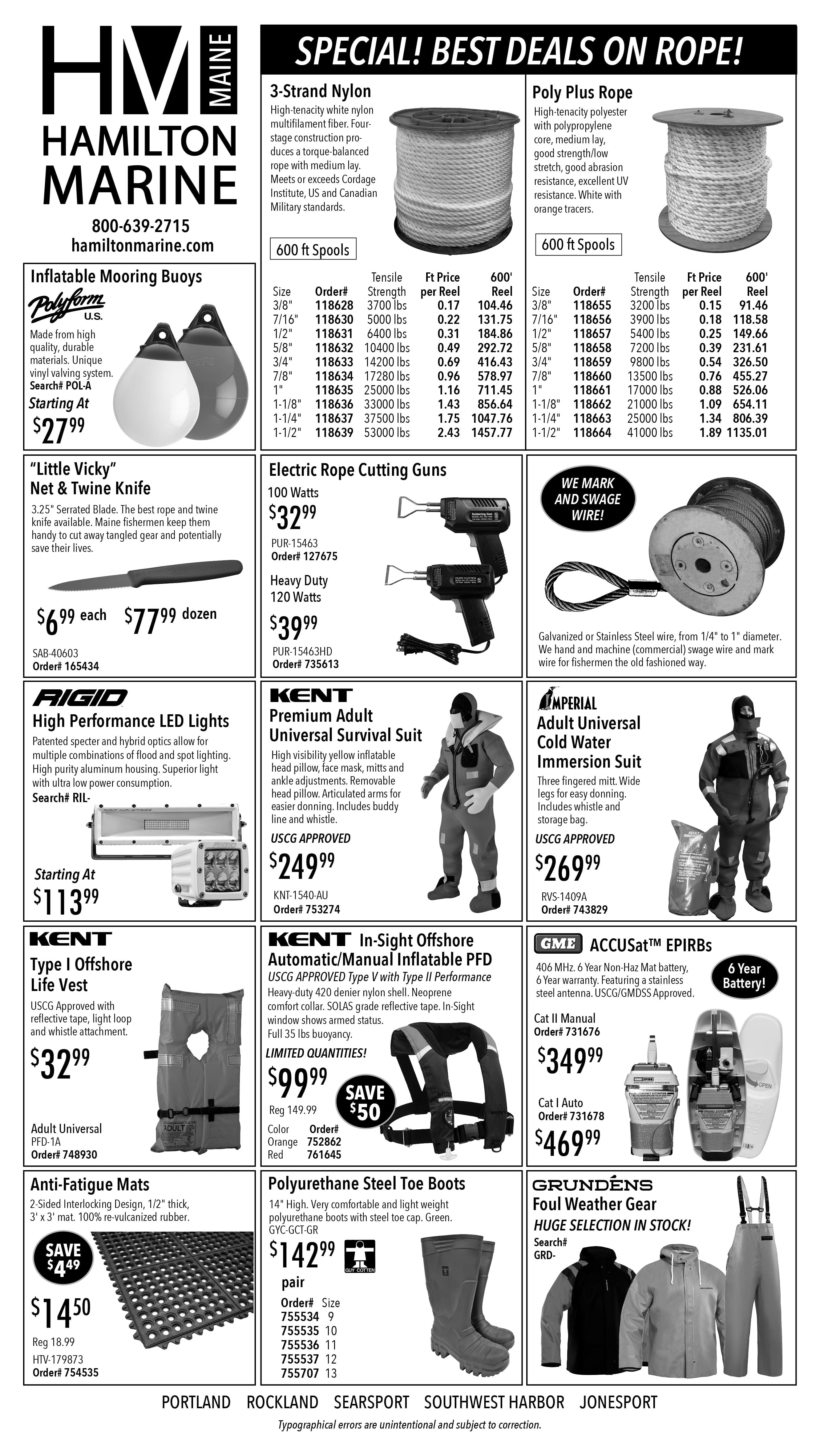 Current Ads Hamilton Marine